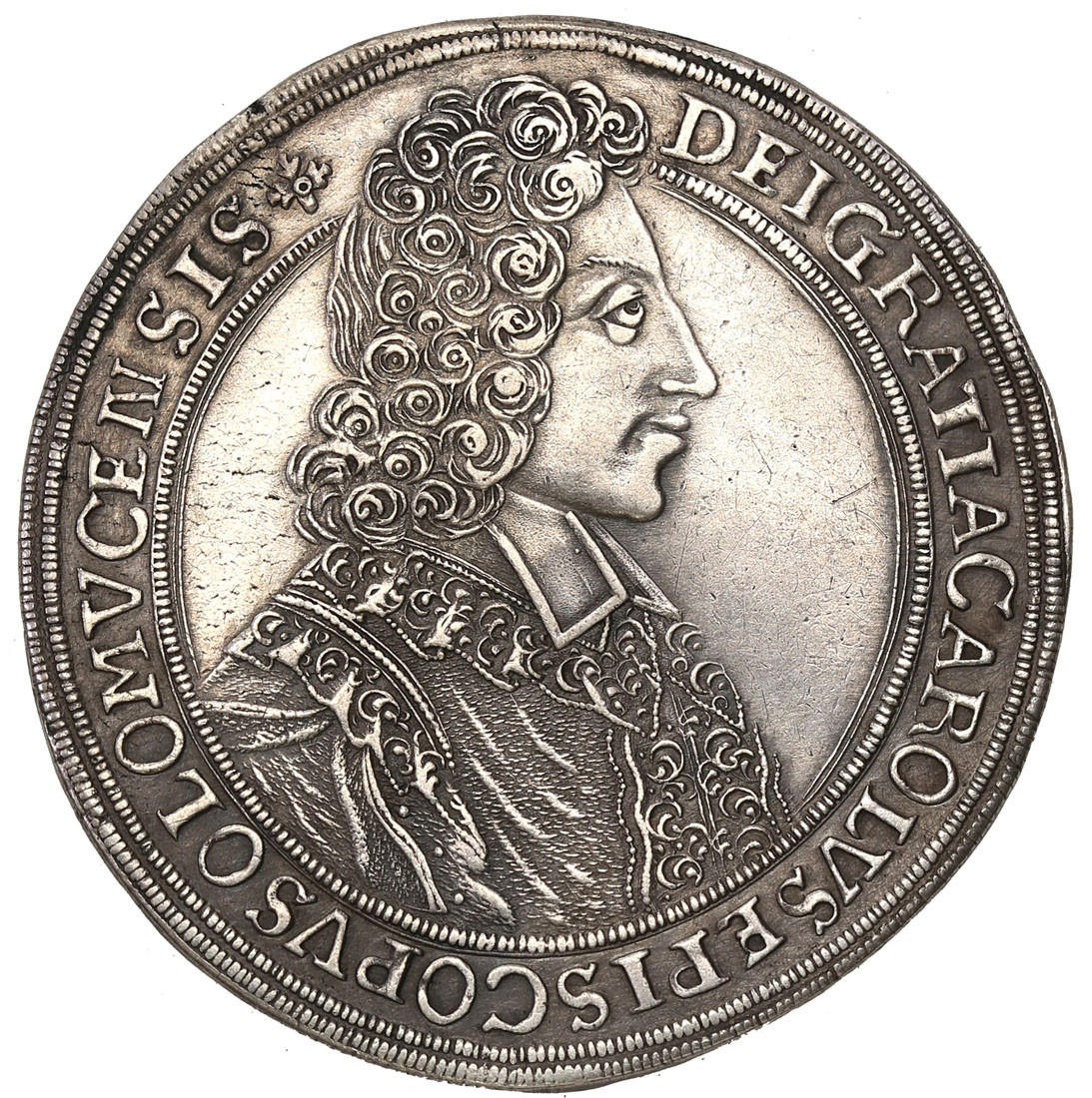 Austria. Ołomuniec (biskupstwo). Karl III von Lothringen (1695-1710). Talar 1704, Kromieryż